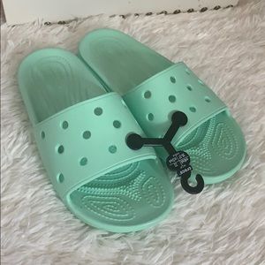 Classic Crocs Slide Neo Mint